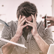 stressed out man